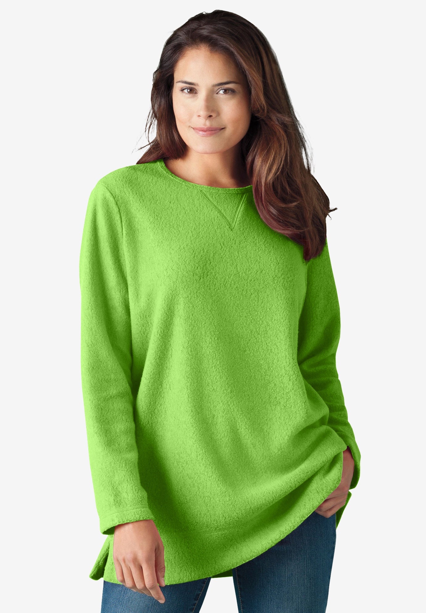Crewneck Ultra Soft Sherpa Sweatshirt image number 0