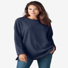 Crewneck Ultra Soft Sherpa Sweatshirt image number null