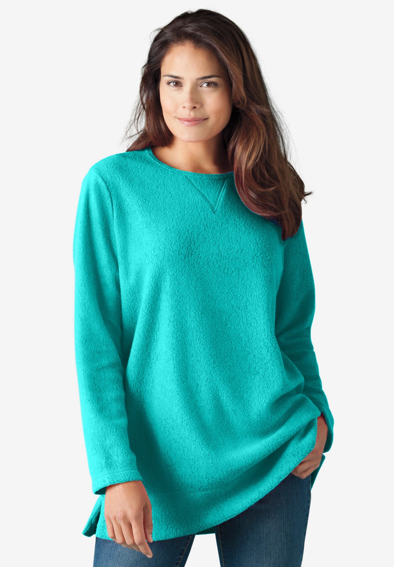 Crewneck Ultra Soft Sherpa Sweatshirt image number 0