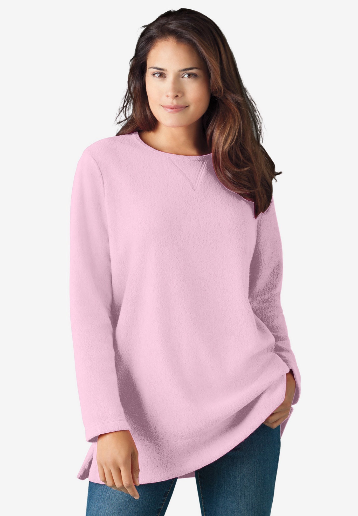 Crewneck Ultra Soft Sherpa Sweatshirt image number 0