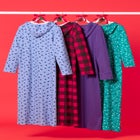 Long Hooded Fleece Sweatshirt Robe image number null