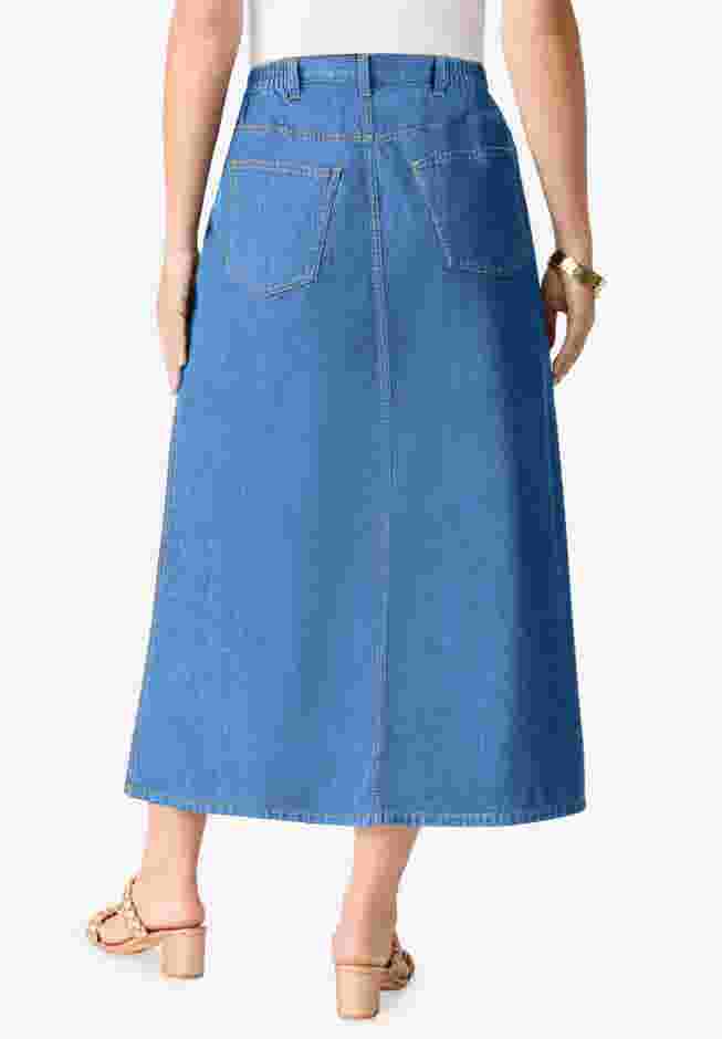 Easy-Wear A-Line Skirt image number 1