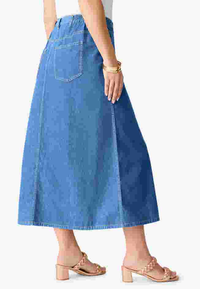 Easy-Wear A-Line Skirt image number 2