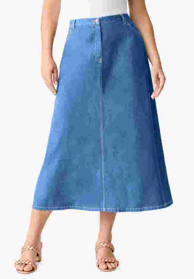 Easy-Wear A-Line Skirt image number 0