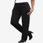 Plus Size Easy-Wear Straight Leg Jean image number null