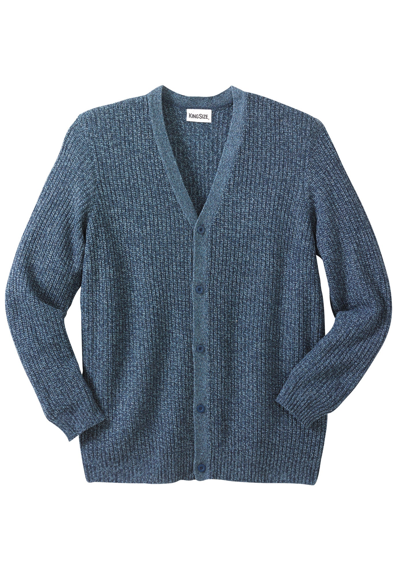 Shaker Knit V-Neck Cardigan Sweater image number 0