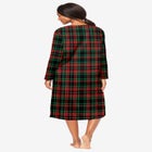 Long-Sleeve Henley Print Sleepshirt  image number null