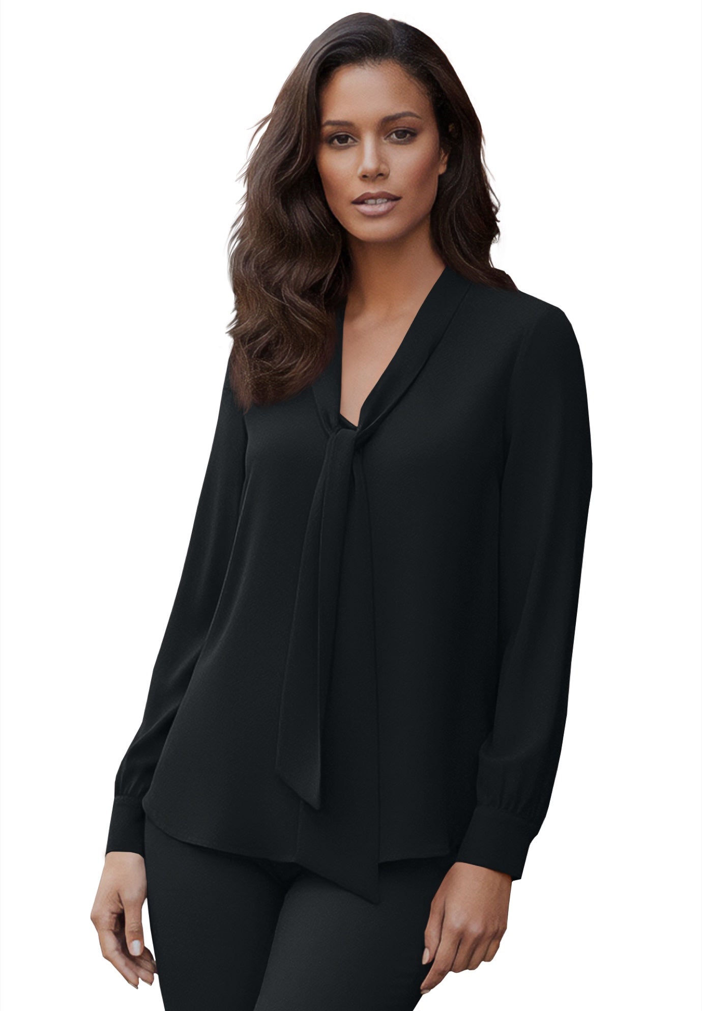 Long Sleeve Bow Blouse image number 0