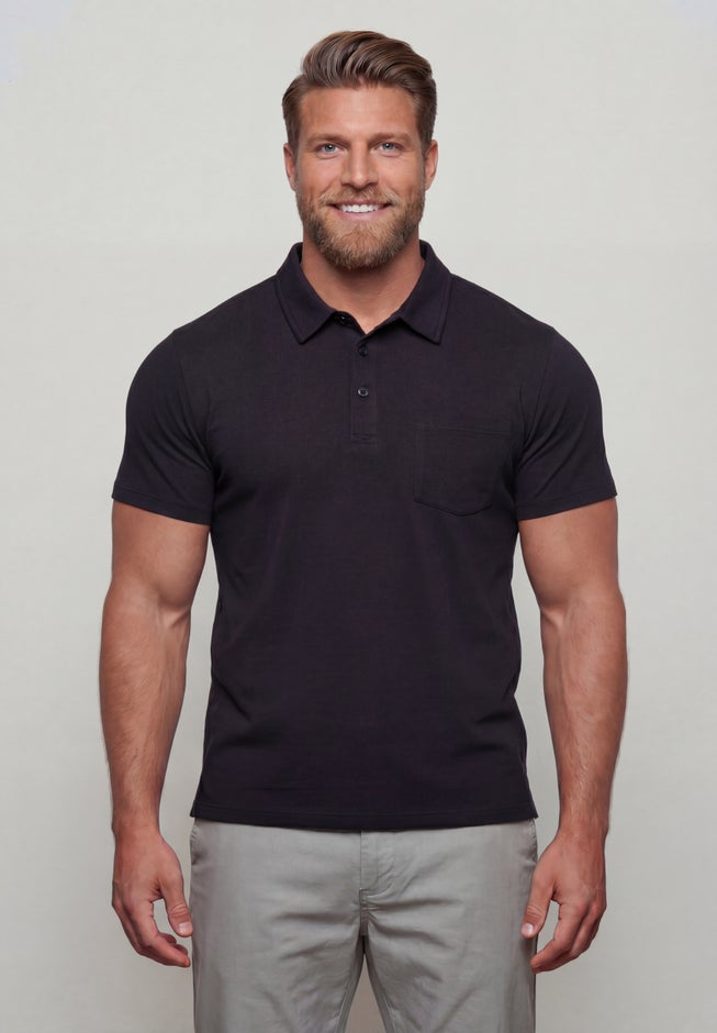 Heavyweight Jersey Polo Shirt image number 1