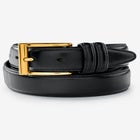 Synthetic Leather Belt with Classic Stitch Edge image number null