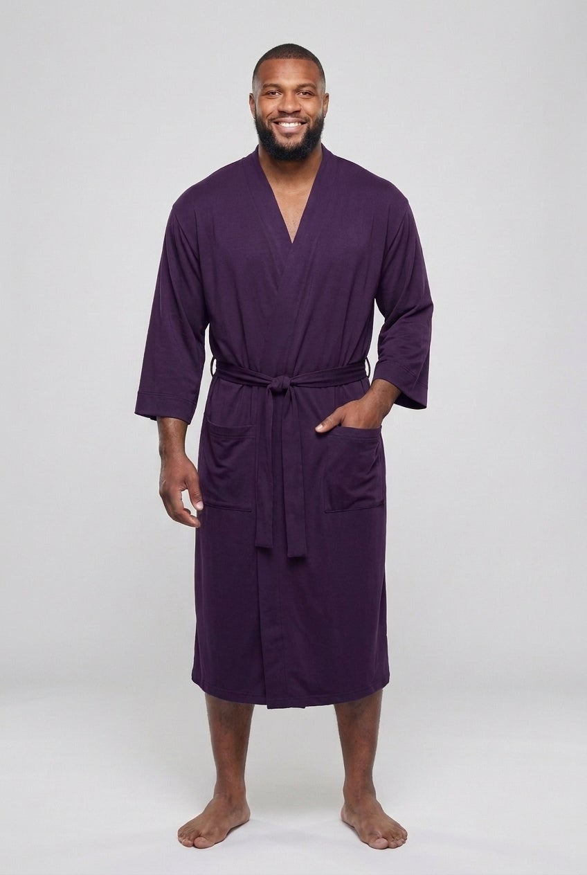 Cotton Jersey Robe image number 1