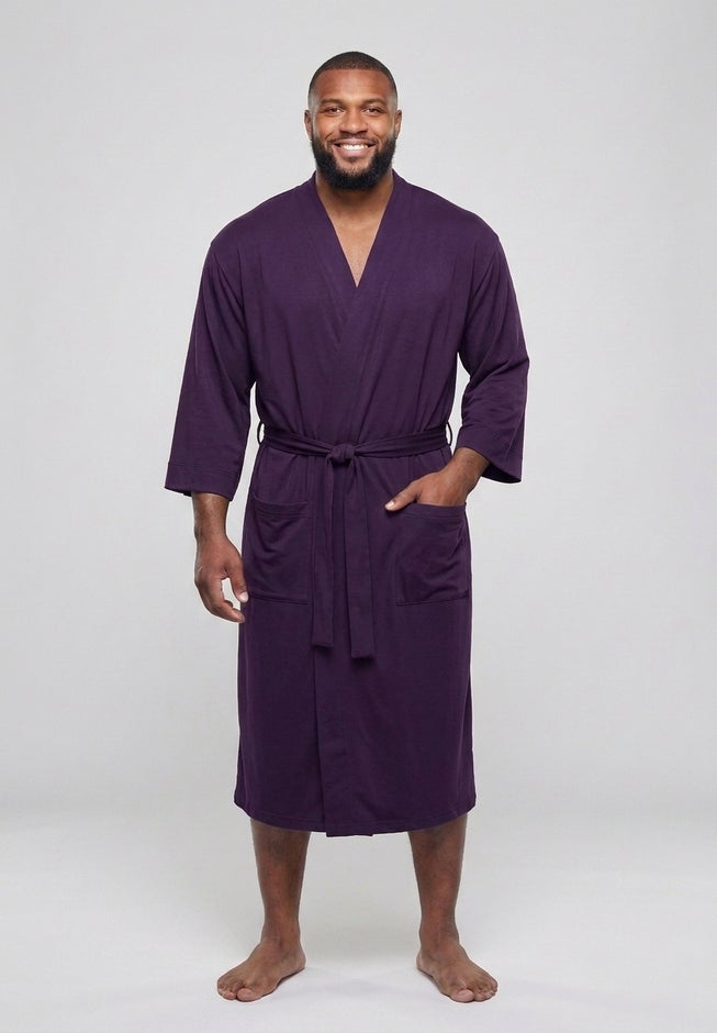 Cotton Jersey Robe image number 1