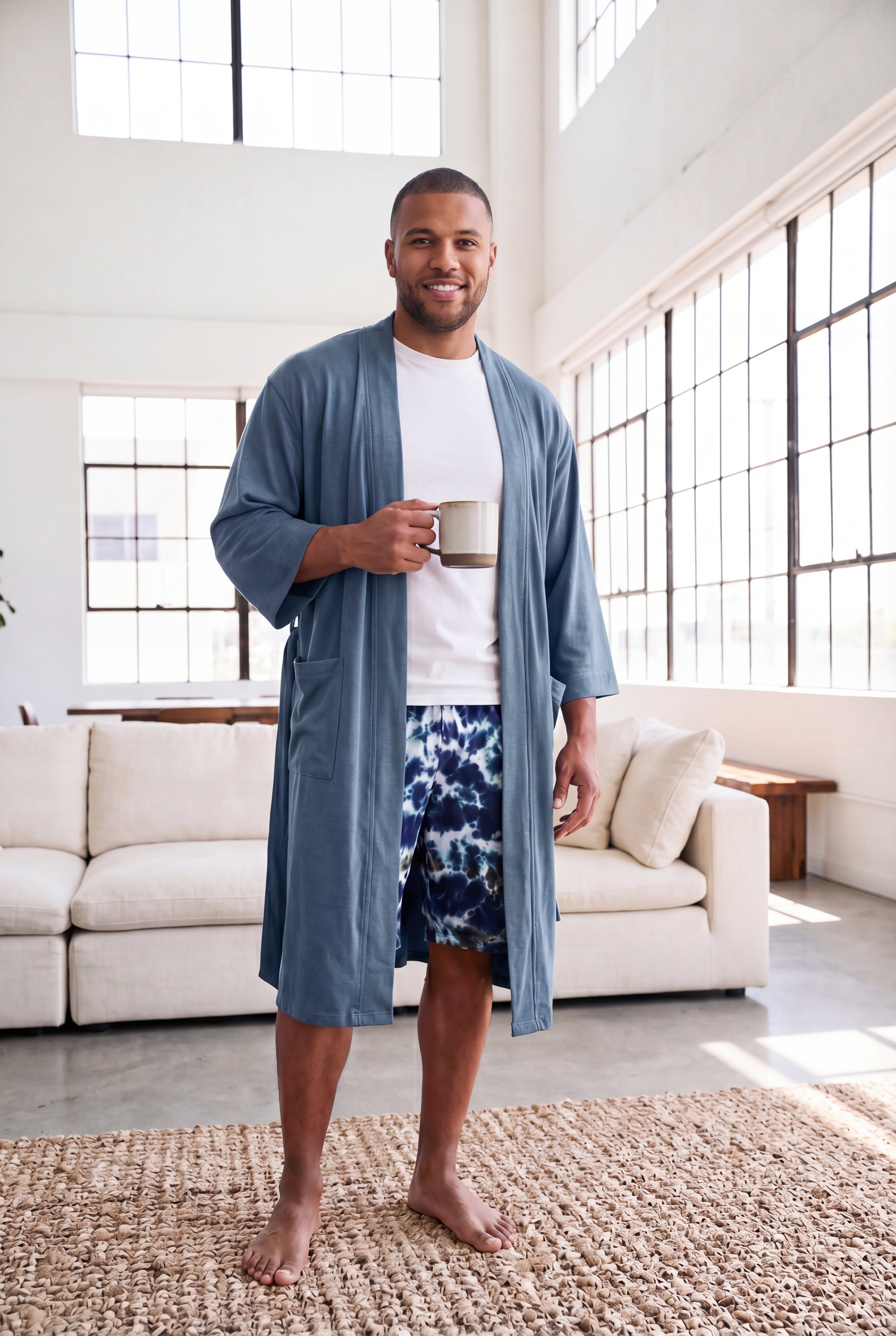 Cotton Jersey Robe image number 0
