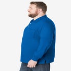 Long-Sleeve Shrink-Less™ Cotton Polo Shirt image number null