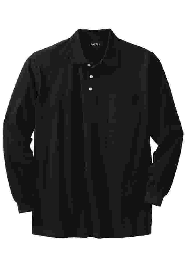Banded Bottom Pocket Shrink-Less Cotton Polo Shirt image number 0