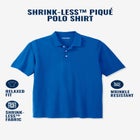 Shrink-Less&trade; Classic Cotton Polo Shirt image number null