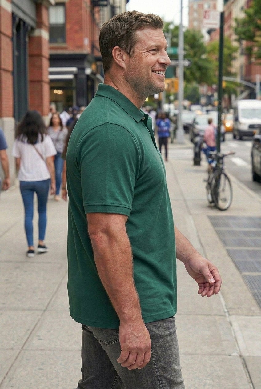 Shrink-Less&trade; Classic Cotton Polo Shirt image number 4