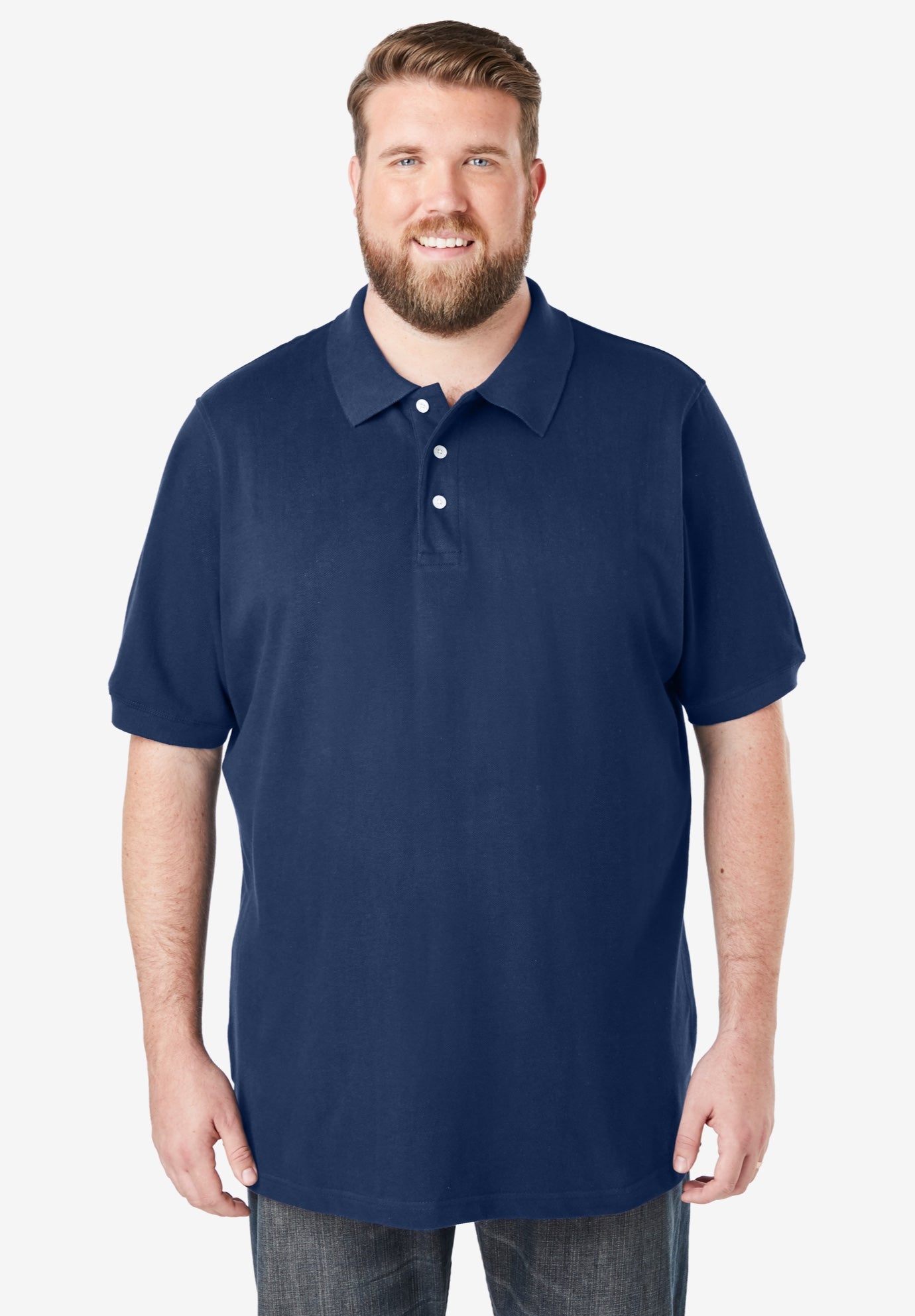 Shrink-Less&trade; Classic Cotton Polo Shirt image number 0