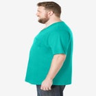 Shrink-Less Lightweight V-Neck Pocket T-Shirt image number null