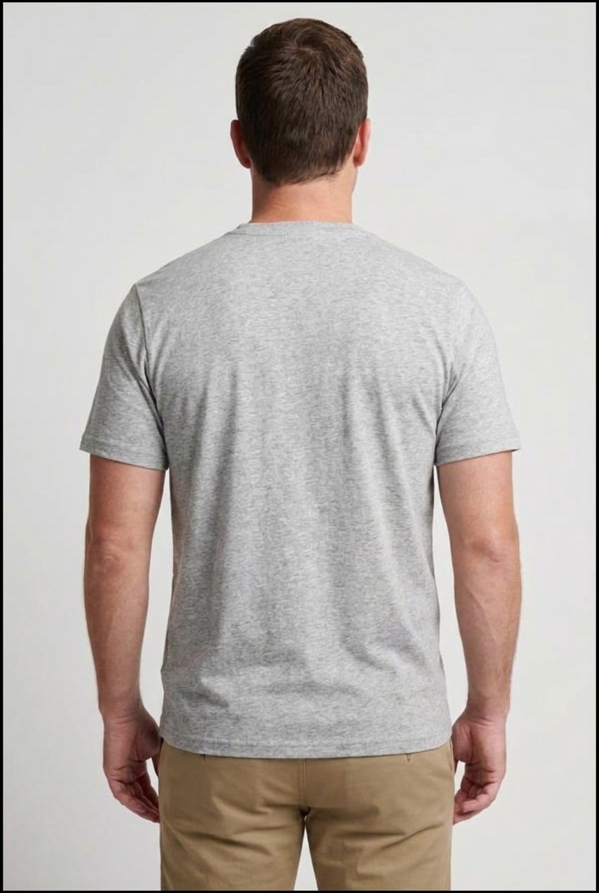 Shrink-Less Lightweight V-Neck Pocket T-Shirt image number 2