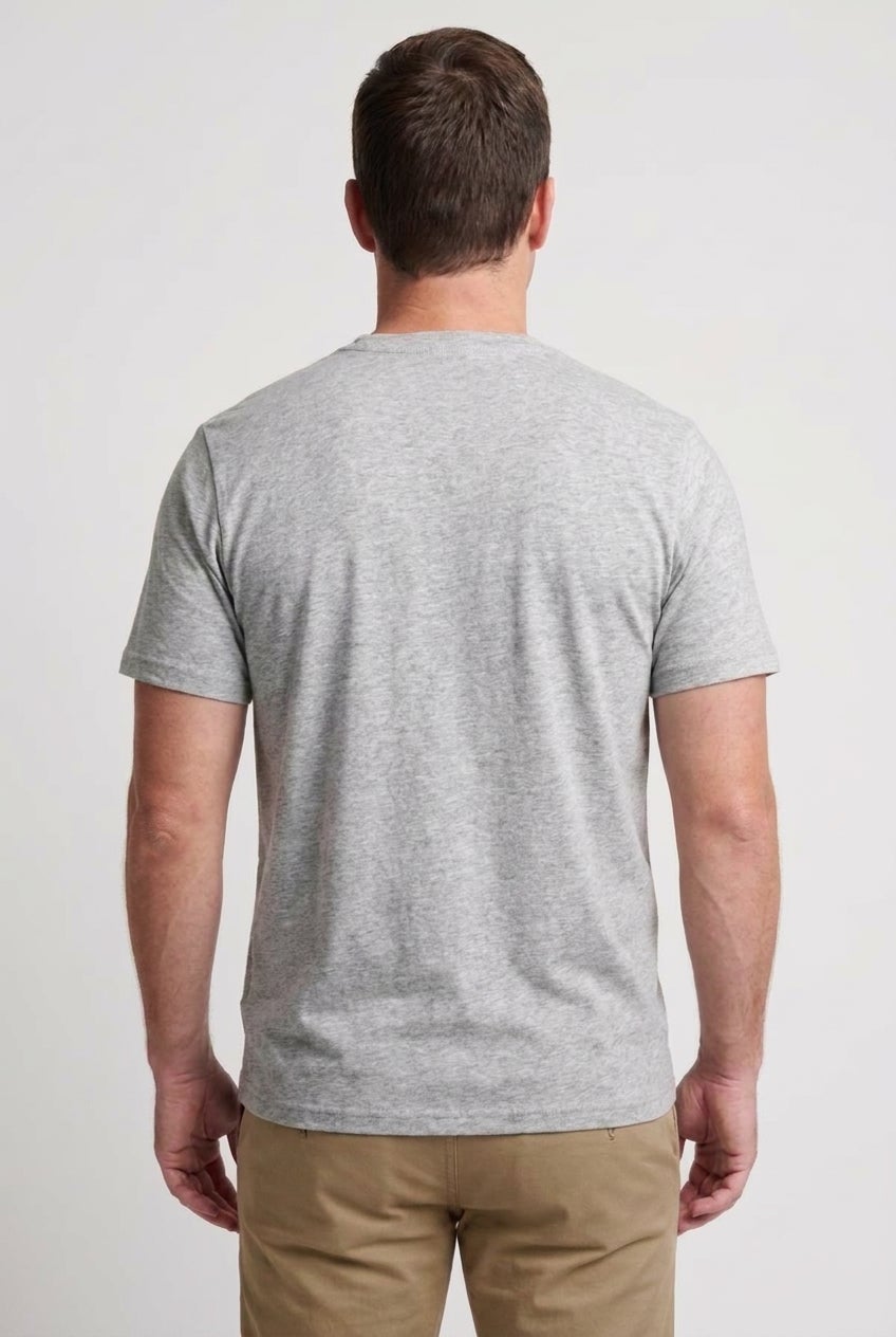 Shrink-Less Lightweight V-Neck Pocket T-Shirt image number 5