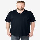 Shrink-Less Lightweight V-Neck Pocket T-Shirt image number null