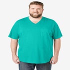 Shrink-Less Lightweight V-Neck Pocket T-Shirt image number null