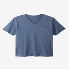 Shrink-Less Lightweight V-Neck Pocket T-Shirt image number null