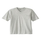 Shrink-Less Lightweight V-Neck Pocket T-Shirt image number 0