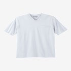 Shrink-Less Lightweight V-Neck Pocket T-Shirt image number 0