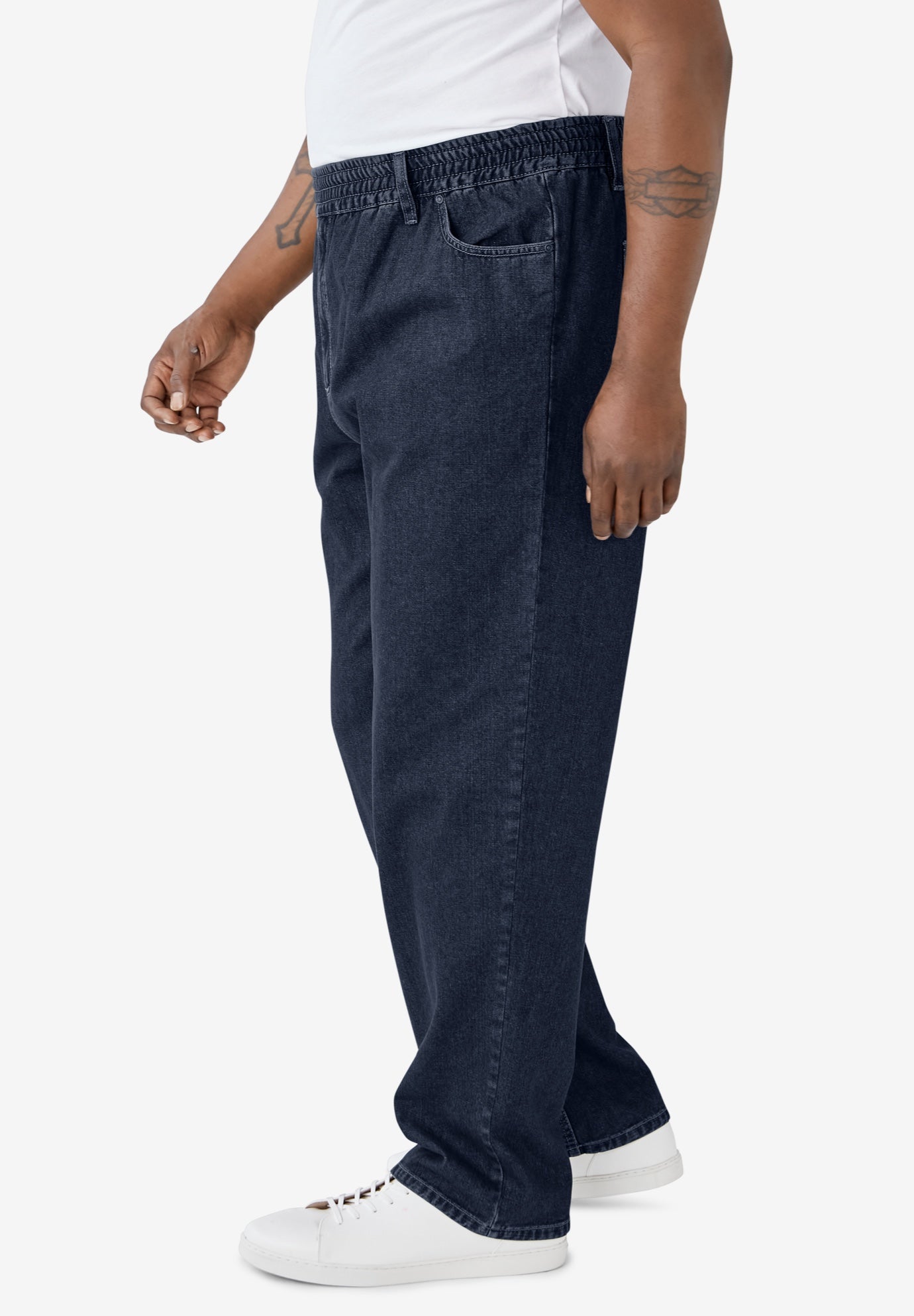 Loose Fit Comfort Waist Jeans image number 2