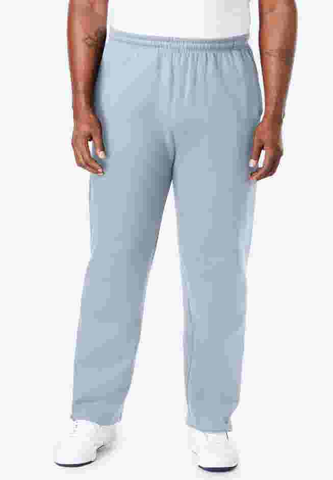 Fleece Open-Bottom Sweatpants image number 0
