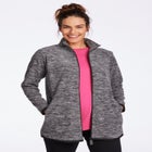 Zip-Front Microfleece Jacket image number null