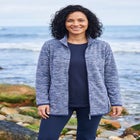 Zip-Front Microfleece Jacket image number null