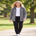 Zip-Front Microfleece Jacket image number null
