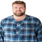 Plaid Flannel Nightshirt image number null