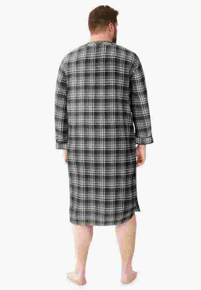 Plaid Flannel Nightshirt image number 1