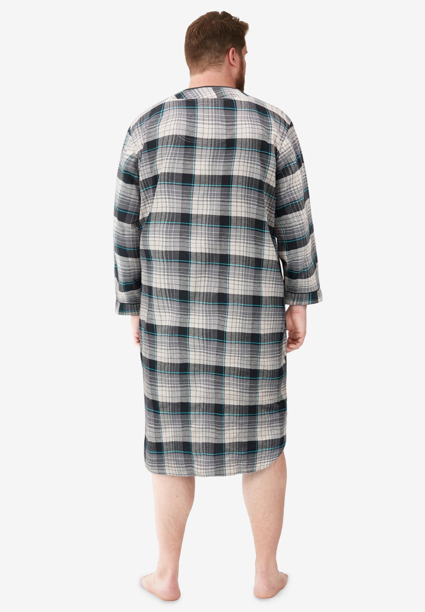 Plaid Flannel Nightshirt image number 4