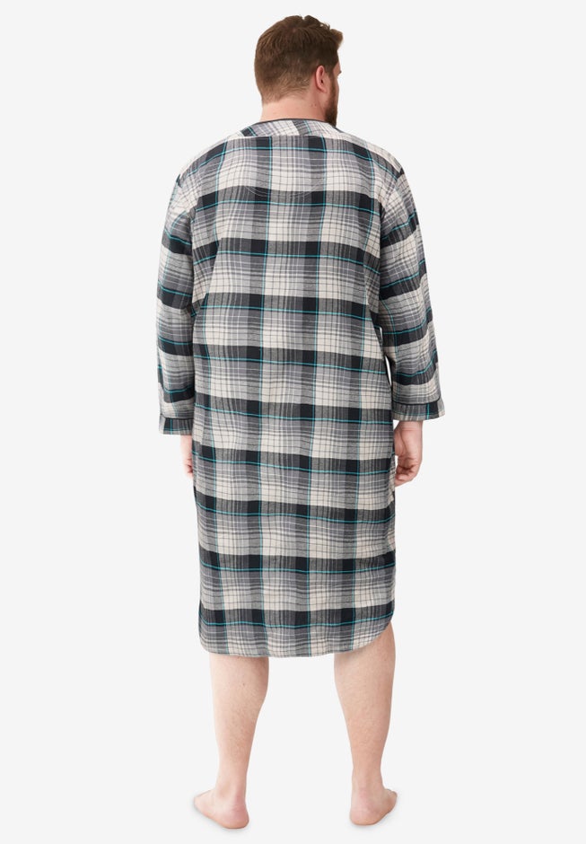 Plaid Flannel Nightshirt image number 4