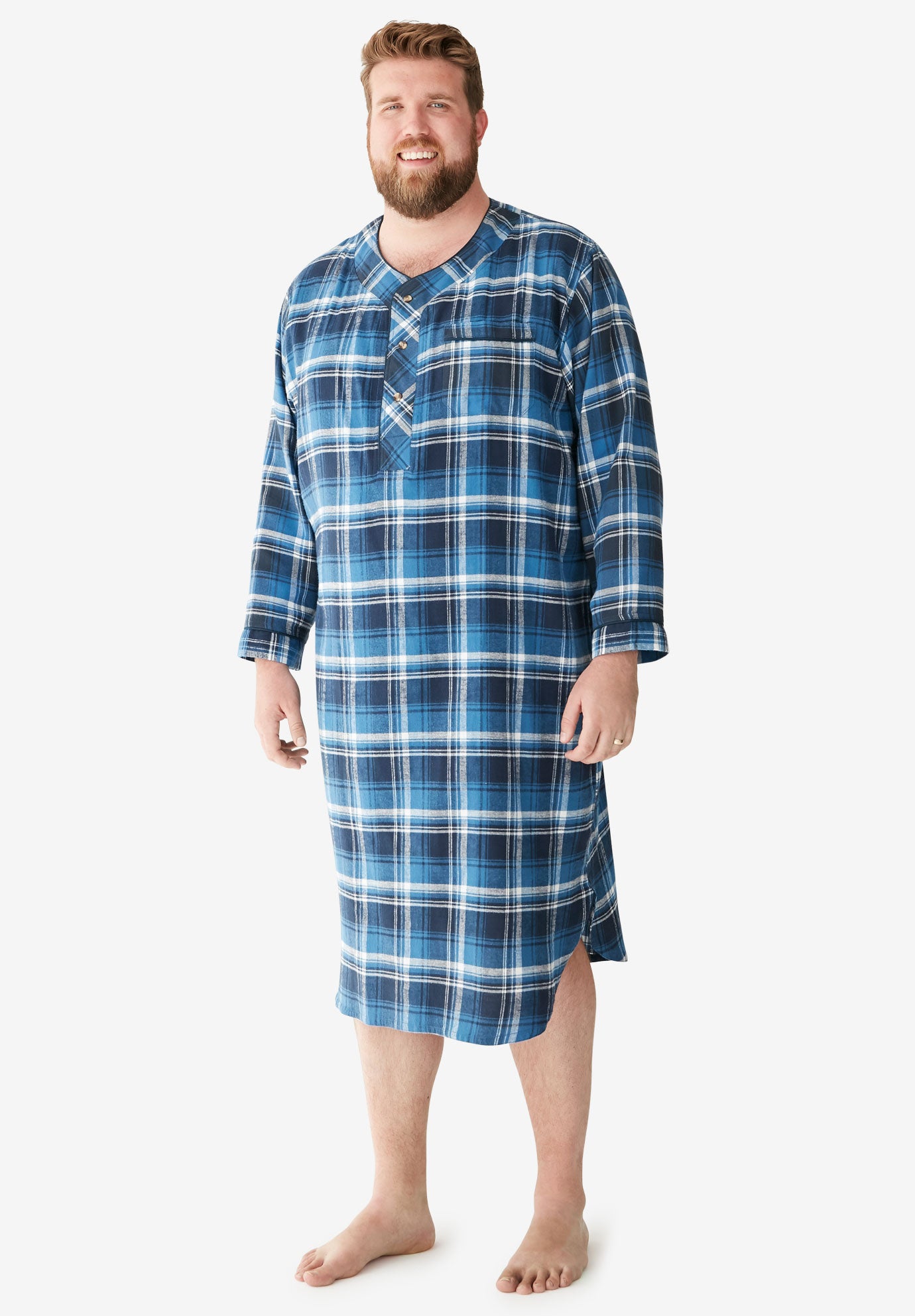 Plaid Flannel Nightshirt image number 0