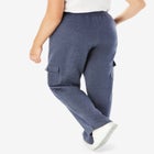 Better-Fleece Pull-On Cargo Sweatpants image number null