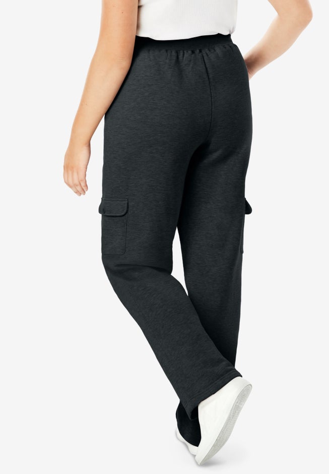Better-Fleece Pull-On Cargo Sweatpants image number 1