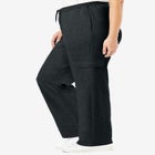 Better-Fleece Pull-On Cargo Sweatpants image number null