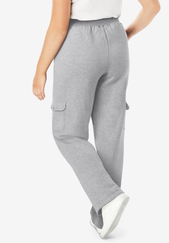 Better-Fleece Pull-On Cargo Sweatpants image number 1