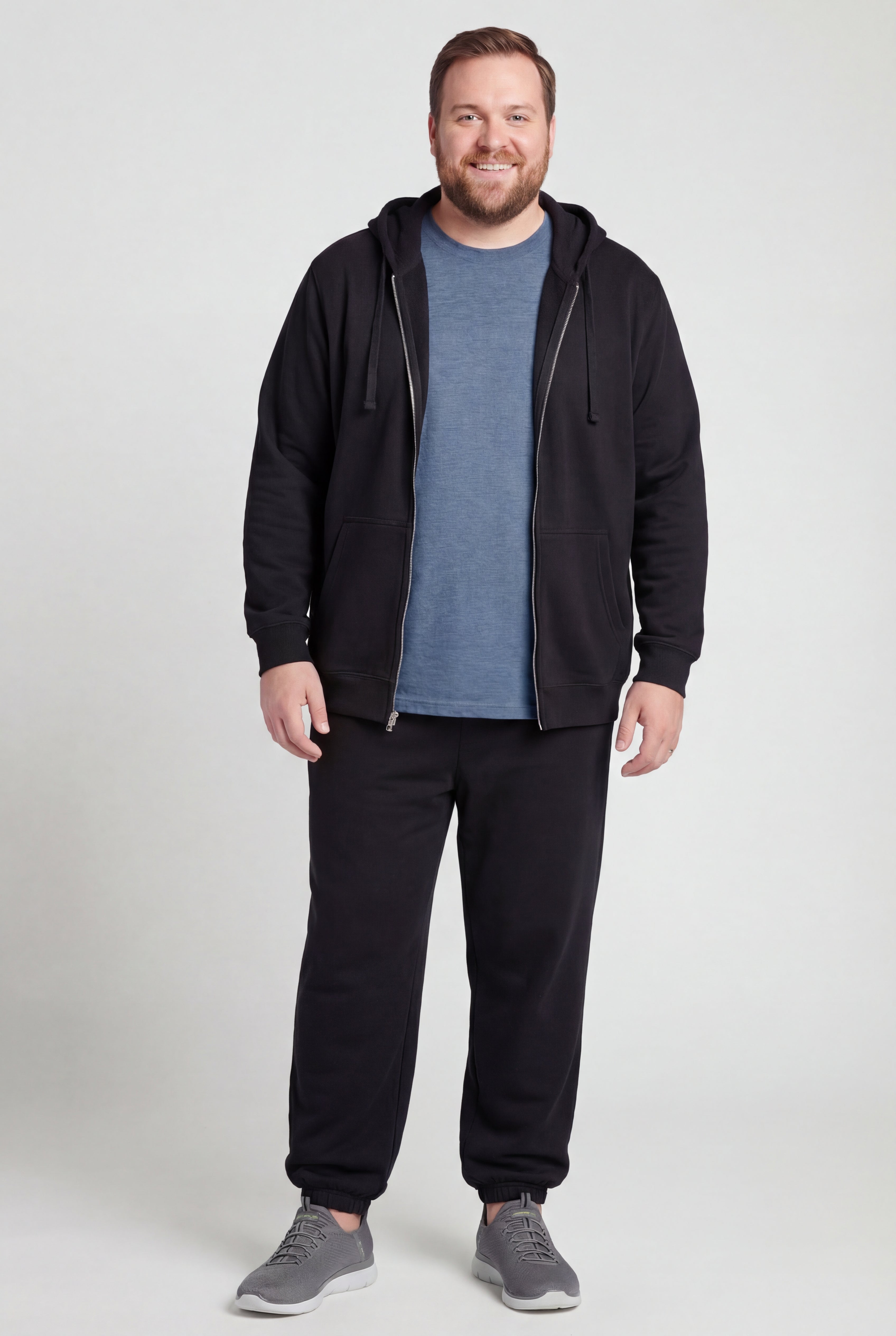 Lightweight Jersey Elastic Cuff Sweatpants image number 1