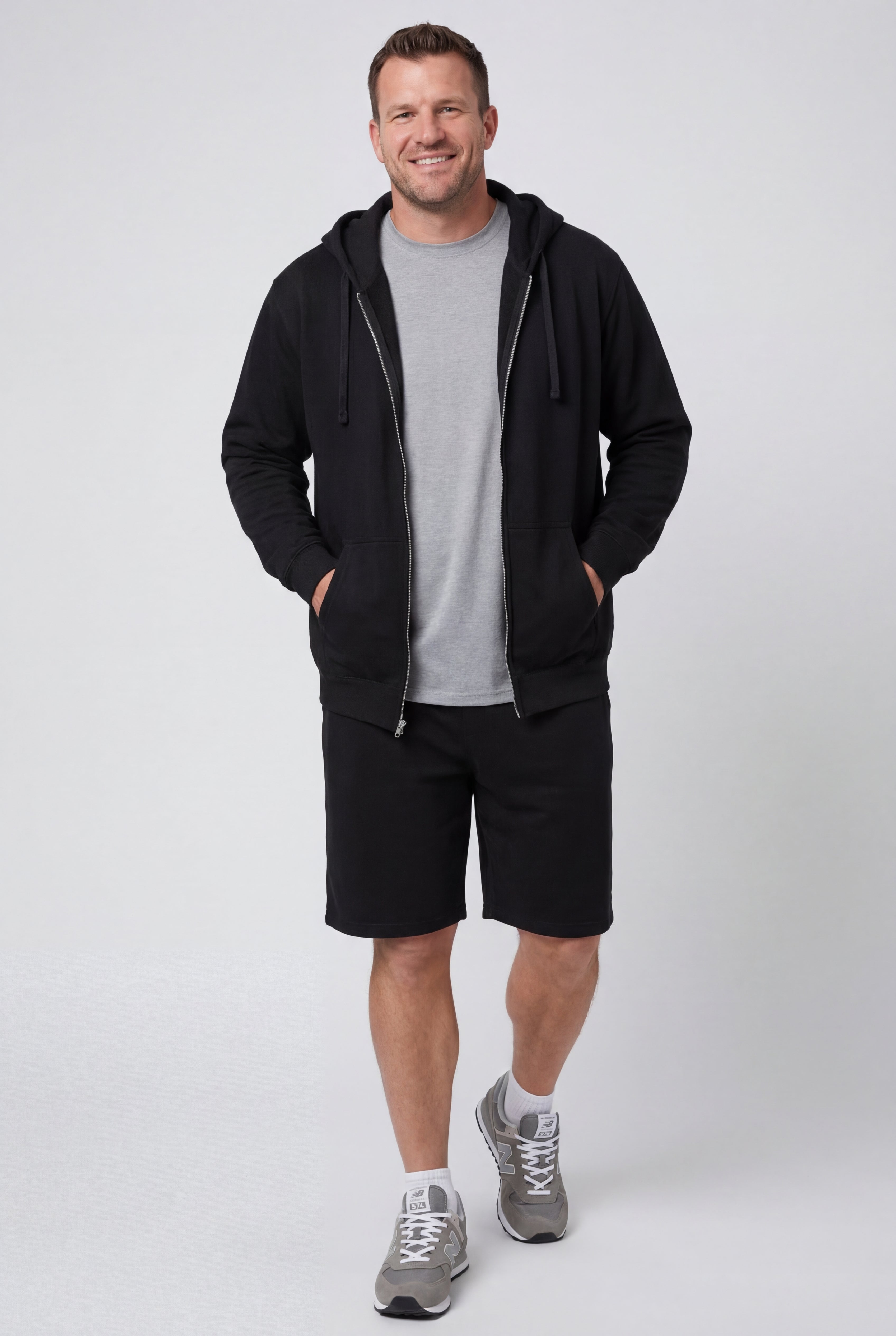 Fleece Zip-Front Hoodie image number 0