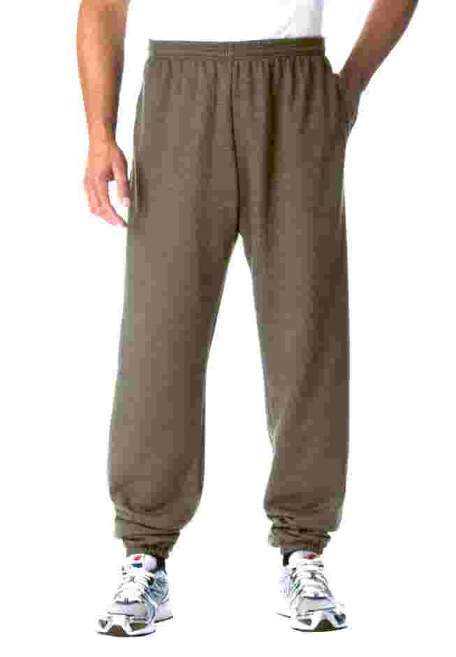 Fleece Elastic Cuff Sweatpants image number 0