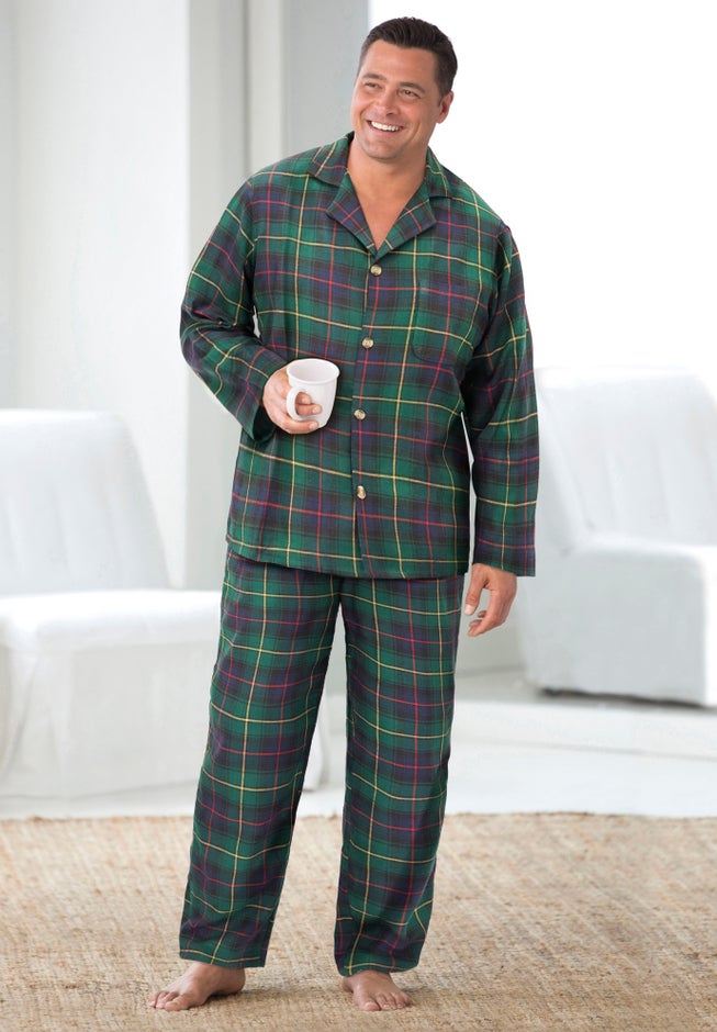 Plaid Flannel Pajama Set image number 3