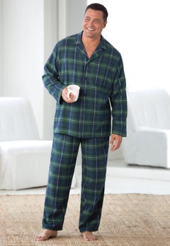 Plaid Flannel Pajama Set