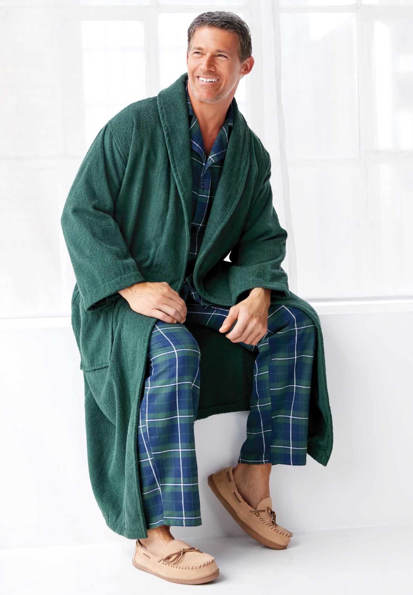 Plaid Flannel Pajama Set image number 3